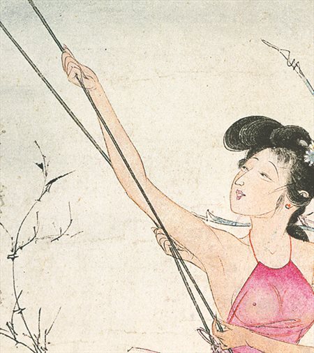 龙华-胡也佛的仕女画和最知名的金瓶梅秘戏图